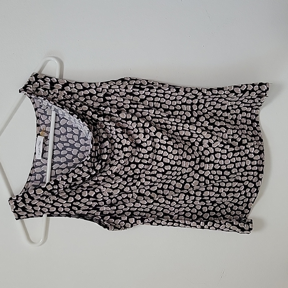 Calvin Klein Sleeveless Blouse Sz Sm